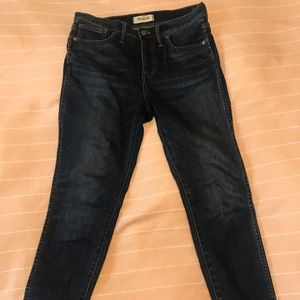 Madewell 10inch high rise skinny jeans